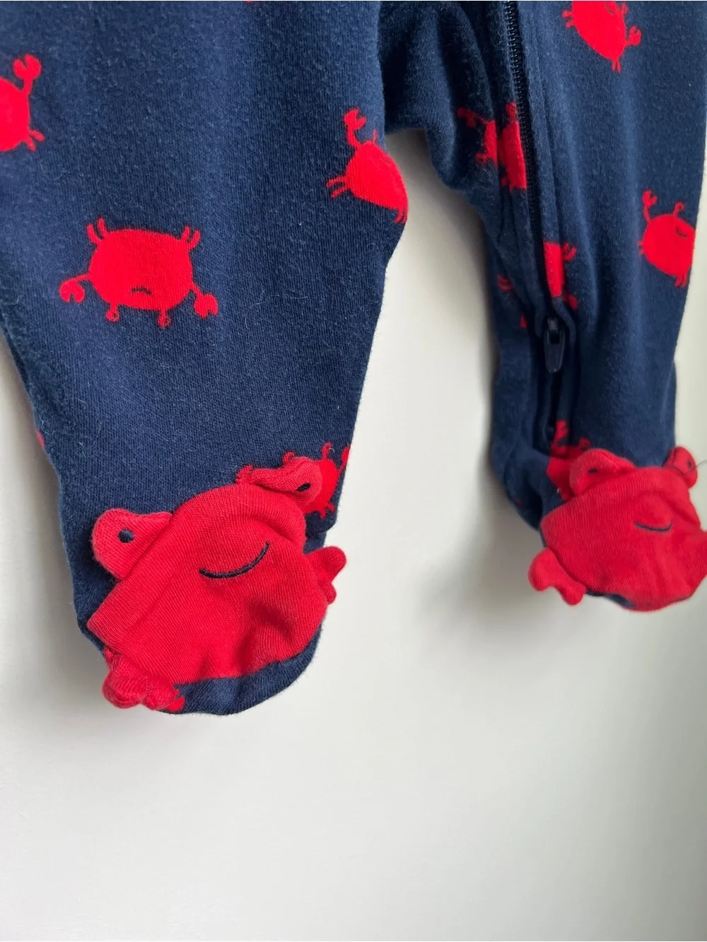 Carter’s Crab Footie Pajamas | 3 Months Nautical Sleeper